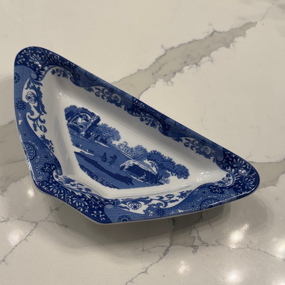Spode Blue and White Pickle Dish